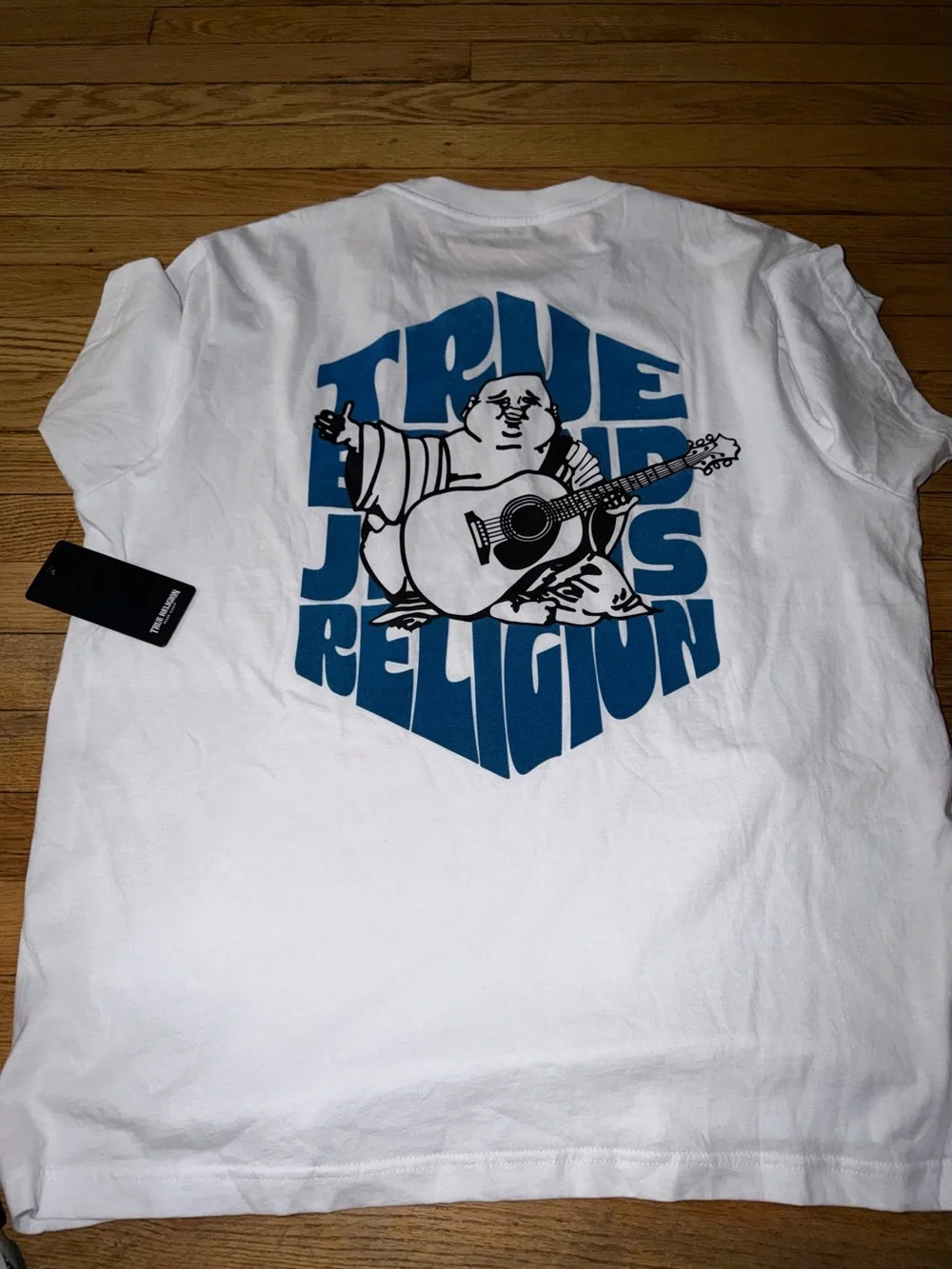 True Religion Men’s White Logo Crew Neck T-Shirt xxl